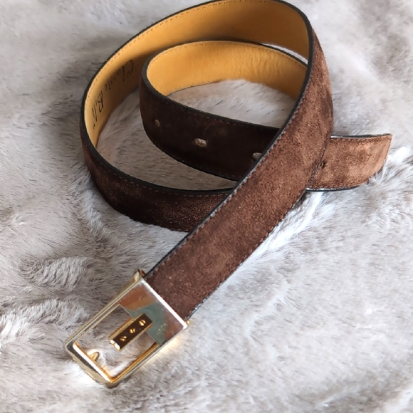 Vintage Accessories - EUC VINTAGE SUEDE BELT